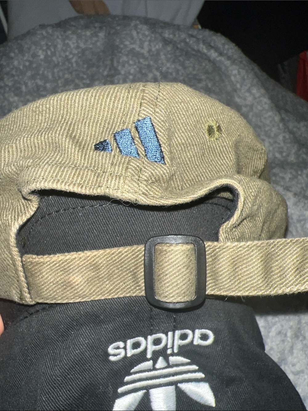 adidas 3-Pack Men’s Baseball Caps - Black, Olive, Purple - Picture 12 of 15